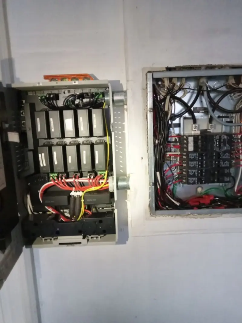 Electrical panel upgrade completed for Indoor Lighting Installation in Ovilla